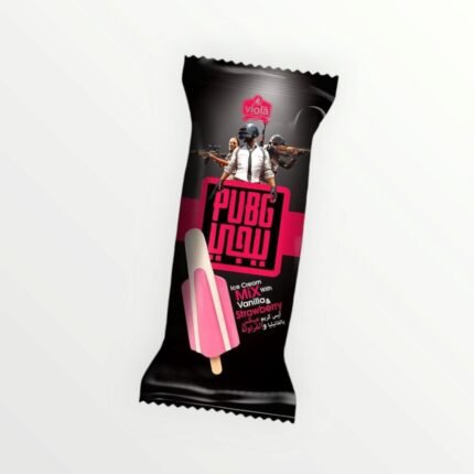 stick PUBG ice-cream strawberry and Vanila flavor